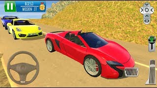 Direksiyonlu Kırmızı Araba Park Etme Oyunu  Parking Island Mountain Road  Android GamePlay 3 [upl. by Chadbourne]