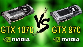 GTX 1070 vs GTX 970  Huge Performance Gains 10 Games Benchmarked [upl. by Gladdy]