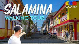 Salamina Caldas Walking Tour Heritage Town of Colombia – Traveling Colombia [upl. by Maleki]