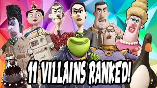 Jambareeqi Ranks EVERY Aardman Villain [upl. by Jacqueline]