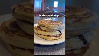 Eating 1000 Calories of Pancakes Then Burning 1000 Calories running pancakes challenge goggins [upl. by Hareenum873]