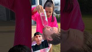 when your BRO got LOLLIPOP STUCK in his THROAT funny comedy prank fun shorts [upl. by Enrobso]