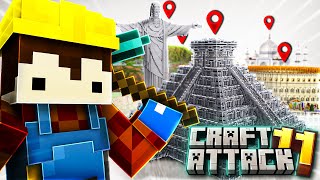 Ich baue alle 7 WELTWUNDER in Craft Attack 11 [upl. by Willumsen]