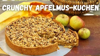 Crunchy ApfelmusKuchen  einfach amp schnell  mit Dagmar von Cramm [upl. by Tabbi]