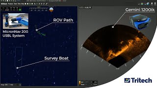 USBL System and Multibeam Sonar  Tritech [upl. by Jd171]