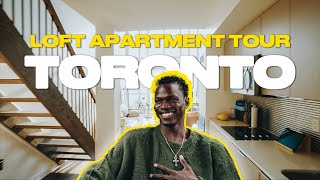 Best Loft Apartment Tour In Downtown Toronto Living Alone For The First Time [upl. by Gorton170]