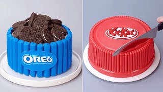 Ultimate KITKAT amp OREO Chocolate Mixed Cake  DIY Chocolate CAKE TRICK  Cake Decorating Ideas [upl. by Ykcaj]