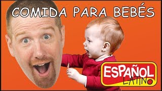 Comida Para Bebés  Cuentos para Niños  Aprender con Steve y Maggie Español [upl. by Squires]