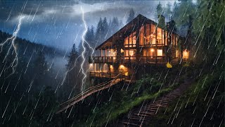 SOUND OF RAIN and Thunder for Sleep Relax  Rain Sound for Sleeping  Relaxing Your Mind  LIVE [upl. by Freda28]