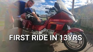 Honda Goldwing 1500 Revival  First Ride in 13 YEARS [upl. by Tichonn]