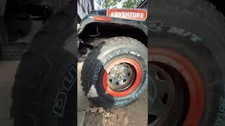 Bridgestone MT tyres for a Thar Crde 2012 automobile offroad bridgestone [upl. by Dafna]