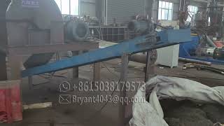 Tyre wire bundles shredder tyre wire cleaning system [upl. by Castorina]