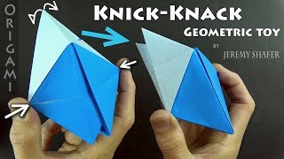 Knick Knack  Origami Geometric Toy [upl. by Anirt]