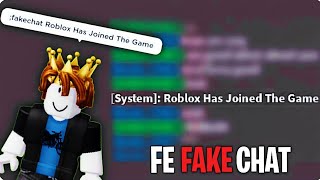 Roblox FE FAKE CHAT Trolling Script 🔥  Pastebin Direct Link  Envixity Scripts [upl. by Gall]