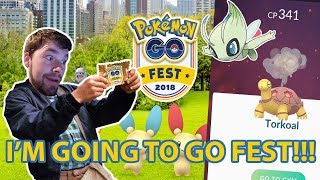 IM GOING TO POKEMON GO FEST 2018 [upl. by Phiona951]