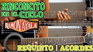 Tutorial  Un rinconcito en el cielo  Primera Generación Ramón Ayala  Requinto  Acordes  TABS [upl. by Orsa]