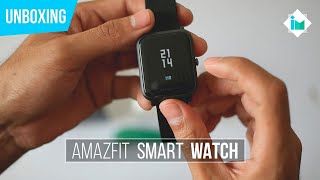 Xiaomi Amazfit Smartwatch  Unboxing en español [upl. by Saberhagen]