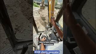 Amazing tutorial Learn excavator operations in one minute innovation excavator learning [upl. by Esidnak]