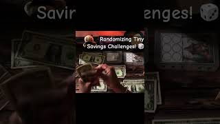 Randomizing Tiny Savings Challenges 🎲💵 savingchallenges cashstuffing [upl. by Damita]