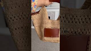 THE PERFECT RAFFIA SUMMER BAG  raffia summerbag [upl. by Enilrahc782]