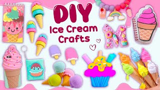 12 DIY Ice Cream Craft  Room Decor Back to School and more… [upl. by Fowle124]