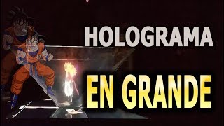 como hacer un holograma casero en grande [upl. by Whitebook]