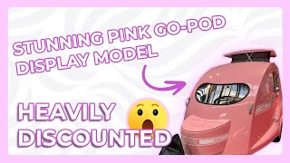 STUNNING pink GoPod Micro Tourer Caravan display model  AVAILABLE NOW [upl. by Schaab357]