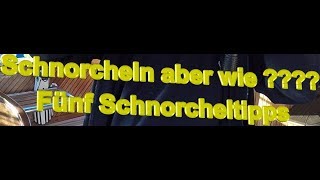 Fünf Schnorchel Tipps für Anfänger 😉😉😉 Schnorcheln in Ägypten  Hurghada [upl. by Colas]