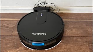 ROPVACNIC Robot Vacuum Cleaner Robot Vacuum and Mop Combo with 4000Pa Suction Review [upl. by Ynaffets273]