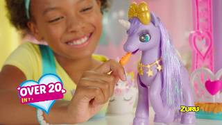 New from ZURU Pets Alive  My Magical Unicorn  Real Robotic Unicorn with Over 20 Ways to Interact [upl. by Wawro]