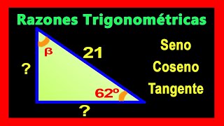 ✅👉 Razones Trigonometricas hallar CATETOS [upl. by Dove]