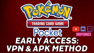 Get Early Access to Pokemon TCG Pocket using VPN Android showcase iOS steps at the end [upl. by Cioffred]