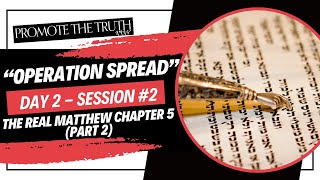 THE REAL MATTHEW CHAPTER 5 PART 2 OPERATION SPREAD 2 TELETHON [upl. by Attenad404]