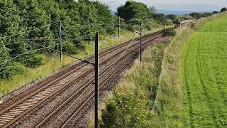 Summer morning  15th July 2024  2 trains inc Caledonian Sleeper stock [upl. by Barnaba]