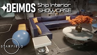 Deimos Ship Interior Showcase  Starfield [upl. by Enilatan]