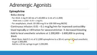 Pharmacology for Anesthesia 08 Autonomic Nervous System Part 4 [upl. by Nuahsak]