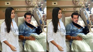 Katrina Kaif meet with Salman Khan at Hospital after Major Surgery for Rib Injury [upl. by Henriette980]