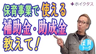 【保育トーク】保育事業で使える補助金・助成金を教えて！【視聴者さんからのコメント回答】 [upl. by Peh]