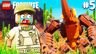 OCURRE UNA DESGRACIA EN EL DESIERTO  5  LEGO FORTNITE [upl. by Vahe]