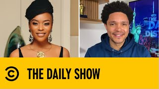 Sneak Peek at Nomzamo Mbathas Interview  The Daily Social Distancing Show [upl. by Artemus247]