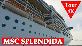 MSC SPLENDIDA  ship tour 2022  4K [upl. by Hgierb]