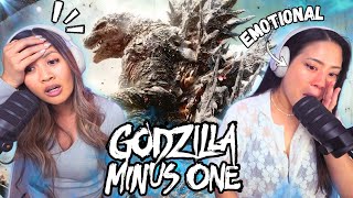 THIS BROKE US 😭 Our First Time Watching GODZILLA MINUS ONE 2023  Reaction amp Review [upl. by Etti]