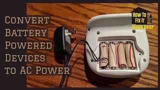 Convert Battery Powered Devices to AC Power [upl. by Ardenia]