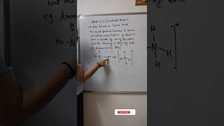 how coordinate bond formed DATIVE Bond  coordinate bond chemical bonding class 9th 10th shorts [upl. by Lewls]