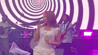 FanCam Nadin Amizah  Rayuan Perempuan Gila Playlist Live Super Festival 2024 Bandung [upl. by Aimil]