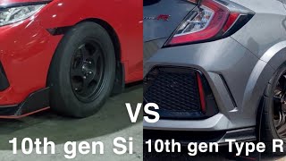 BIG TURBO CIVIC TYPE R VS BIG TURBO CIVIC SI 🇲🇽 [upl. by Gavriella]