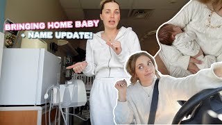 bringing baby home from the nicu  name update [upl. by Philbert]