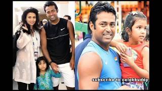 Tennis Player Leander Paes Family Parents Wife [upl. by Harmonie]