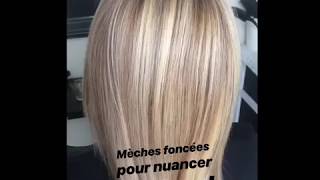 Mèches foncées pour nuancer un blond [upl. by Yliab]