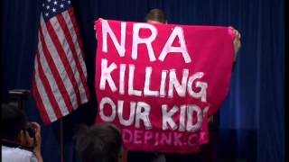 NRA press conference antigun activist ejected [upl. by Bates253]